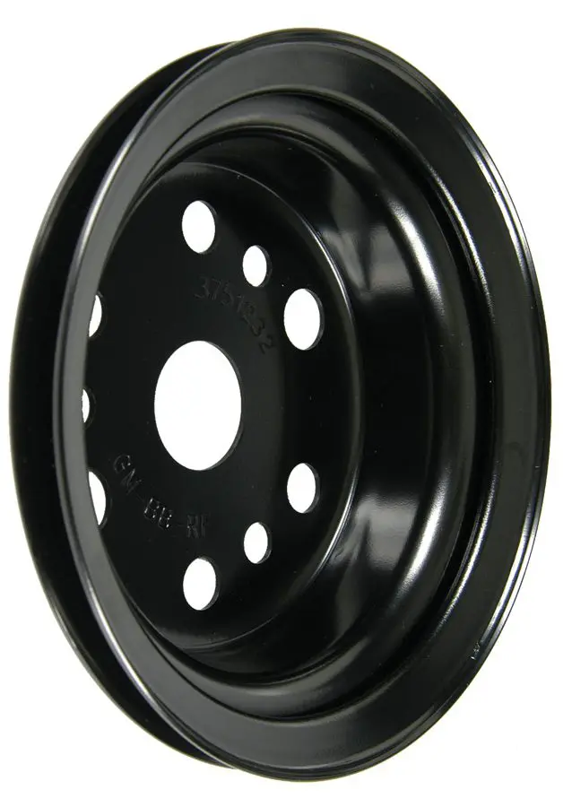1964-1974 Chevrolet|GMC Camaro|Chevelle|Malibu|Impala|Bel Air|Biscayne|Corvette|Chey II|El Camino|Pickup Truck Power Steering Driver Pulley Small Block Single Groove-CHQW-938