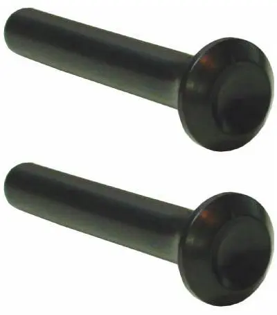 1964-1976 Plymouth|Dodge 330|440|Charger|Coronet|Dart|Demon|Polara|Super Bee|Barracuda|Belvedere|Duster|Fury|GTX|Road Runner|Satellite|Savoy|Scamp|Valiant Door Lock Knobs Black