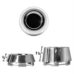 1964-1981 Chevrolet| Ford Camaro| Chevelle| Mustang Magnum Wheel Cap  Short Style