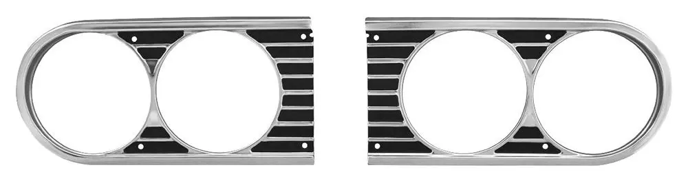 1964 Chevrolet Chevelle|Malibu|El Camino Headlight Bezels