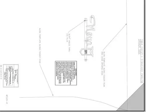 1964 Chevrolet Chevy II Fender Emblem Template Kit