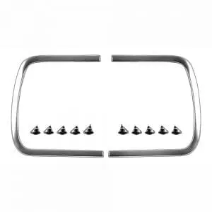 1964 Chevy Chevelle Cove Molding Rear Pair