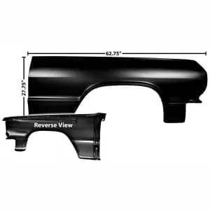 1964 Chevy Impala Fender Passenger Side (RH)