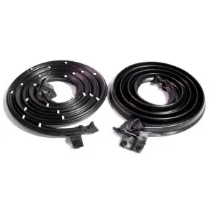 1965-1966 Buick|Cadillac|Chevrolet|Oldsmobile|Pontiac Door Seals w/clips and Molded Ends