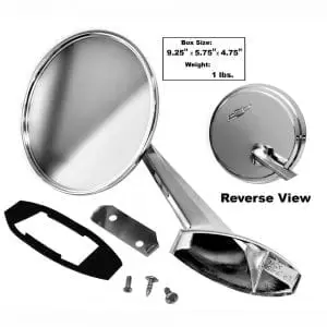 1965-1966 Chevy Impala Mirror Outside Driver Side (LH)