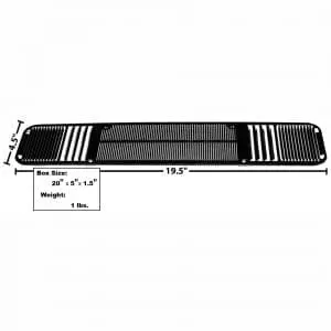1965-1966 Ford Mustang Dash Speaker and Defroster Vent Panel