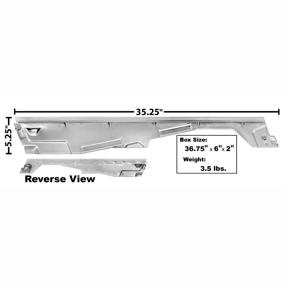 1965-1966 Ford Mustang Door Window Glass Carrier Driver Side (LH)