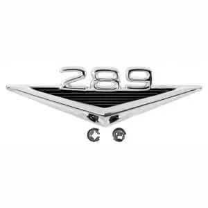 1965-1966 Ford Mustang Emblem Fender 289