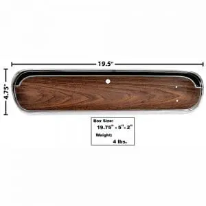 1965-1966 Ford Mustang Glove Box Door Woodgrain
