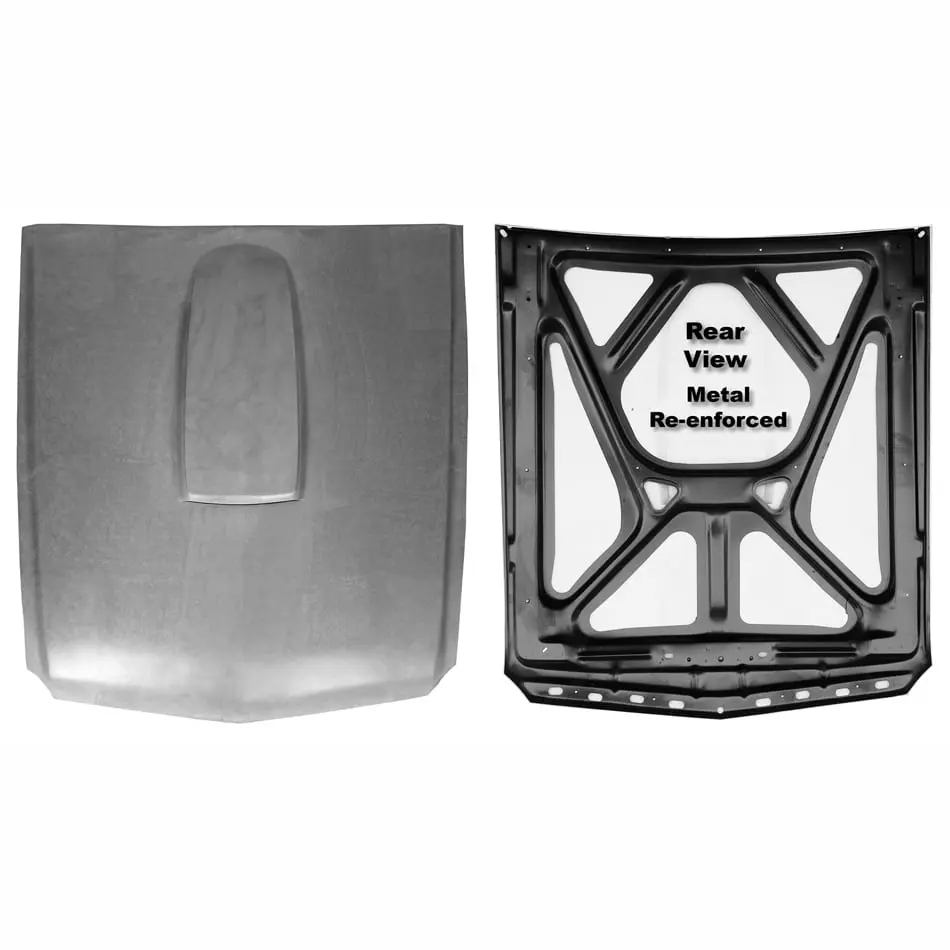 1965-1966 Ford Mustang Hood SMC with Steel Frame
