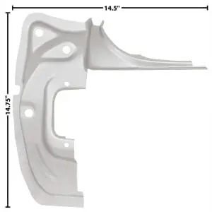 1965-1966 Ford Mustang Quarter Panel Rear Bracket Driver Side (LH) Fastback
