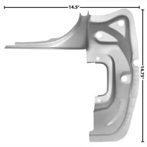 1965-1966 Ford Mustang Quarter Panel Rear Bracket Passenger Side (RH) Fastback
