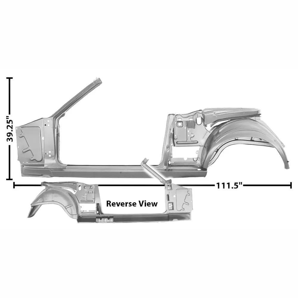 1965-1966 Ford Mustang Quarter/Door Frame Assembly Driver Side (LH)