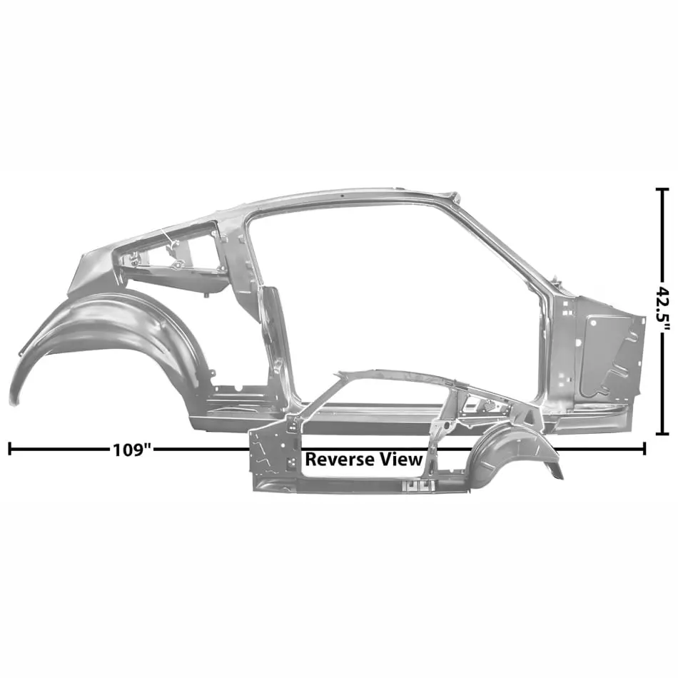 1965-1966 Ford Mustang Quarter/Door Frame Assembly Passenger Side (RH) Fastback