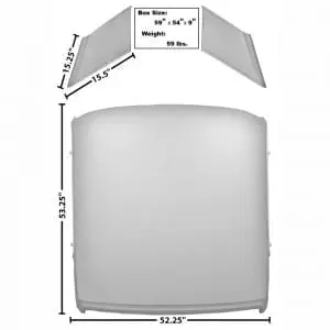 1965-1966 Ford Mustang Roof Panel Coupe