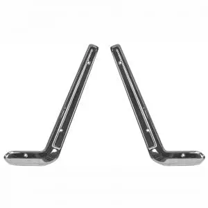 1965-1966 Ford Mustang Seat Side Molding Stainless Pair