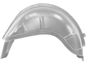 1965-1966 Ford Mustang Wheelhouse Complete Driver Side (LH) Coupe or Fastback-DYN3631NCWT