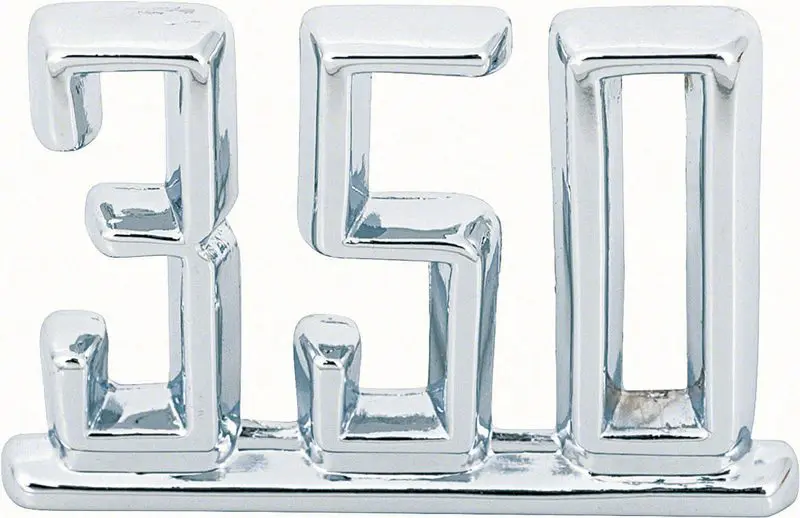 1965-1967 Chevrolet Camaro|Chevy II|Impala Fender Emblems 350