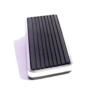 1965-1968 Ford Mustang Accelerator Pedal Pad w/Chrome Trim-MMPAP44