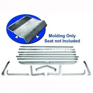 1965-1968 Ford Mustang Molding Fold Down Seat Fastback