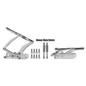 1965-1969 Chevrolet| Pontiac Camaro| Firebird| Chevelle| El Camino| Impala| Nova Billet Hood Hinge Pair