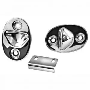 1965-1970 Ford Mustang Seat Support and Trap Door Catch Set