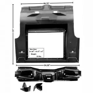 1965-1970 Ford Mustang Trunk Floor Complete Convertible