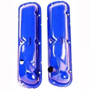 1965-1970 Ford Mustang Valve Cover 289 V8 Pair Blue