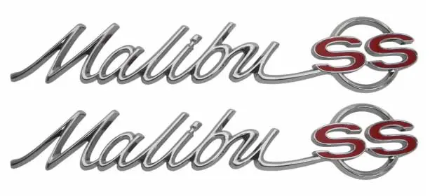 1965 Chevrolet Chevelle Quarter Panel Emblems