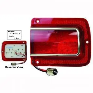 1965 Chevy Chevelle Tail Lamp Lens Passenger Side (RH) LED