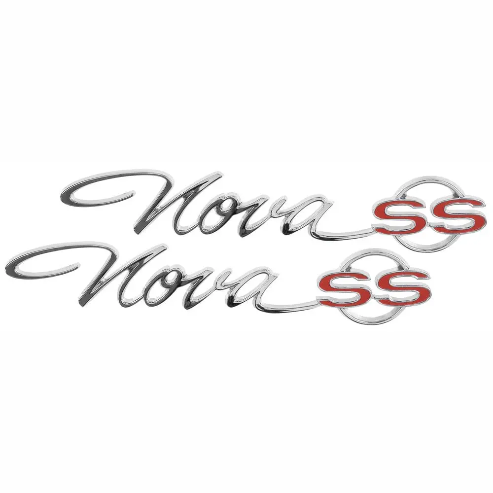 1965 Chevy Nova Emblem SS Rear Quarter Pair