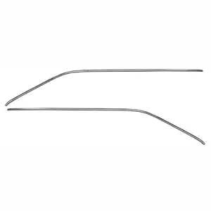 1966-1967 Chevrolet| Oldsmobile| Pontiac Chevelle| Cutlass| GTO Mldg Drip Rail  2pc/Set