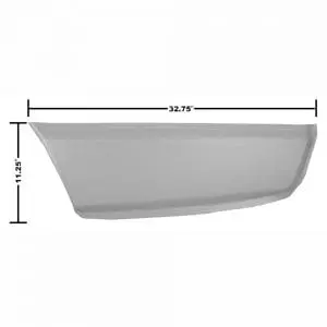 1966-1967 Chevy Chevelle Quarter Lower Patch Panel Driver Side (LH)