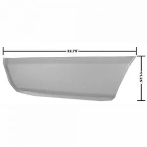 1966-1967 Chevy Chevelle Quarter Lower Patch Panel Passenger Side (RH)