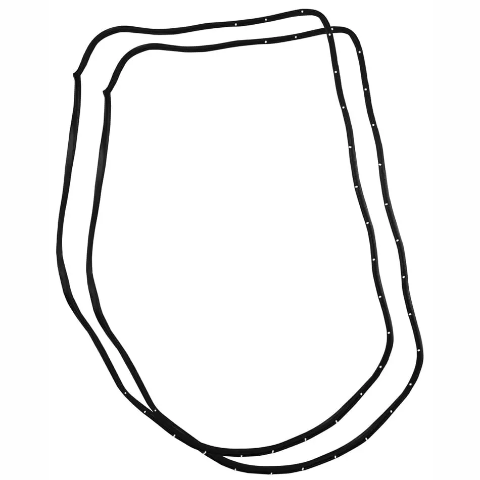 1966-1967 Chevy El Camino Door Frame Weather Strip Pair