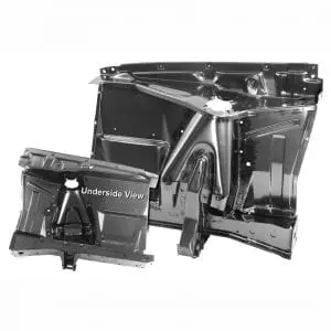 1966-1967 Chevy Nova Shock Tower/Apron Assembly Passenger Side (RH)