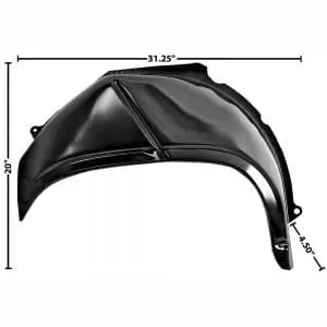 1966-1967 Chevy Nova Wheelhouse Outer Passenger Side (RH)