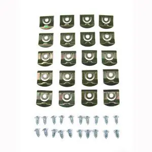 1966-1967 Dodge|Plymouth Coronet|Belvedere|Satellite Rear Window 40 PC Molding Clip Kit-PCK-3589-66