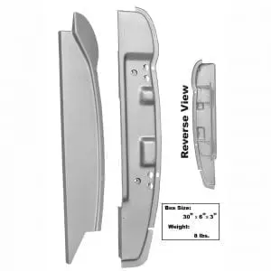 1966-1967 Ford Bronco A Pillar Passenger Side (RH)