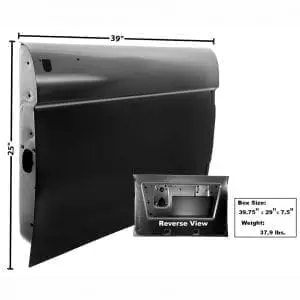 1966-1967 Ford Bronco Door Shell Passenger Side (RH)