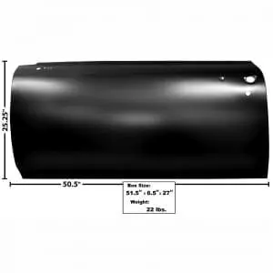 1966-1967 Pontiac GTO Door Skin Driver Side (LH)