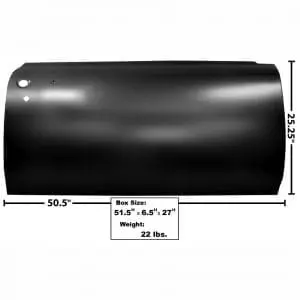 1966-1967 Pontiac GTO Door Skin Passenger Side (RH)