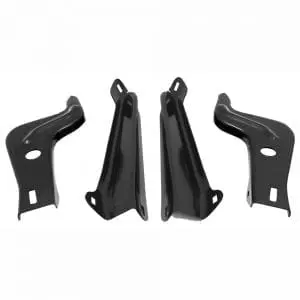 1966-1967 Pontiac GTO Front Bumper Bracket 4Pc Set