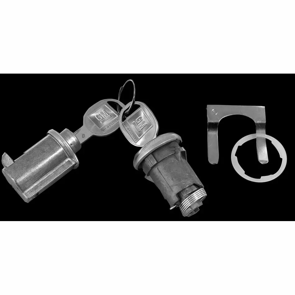 1966-1967 Pontiac GTO Lock Kit Trunk and Glovebox Later
