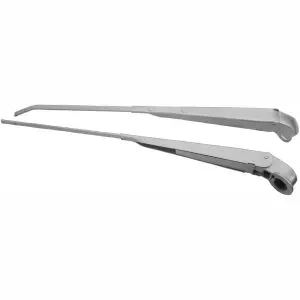 1966-1969 Chevrolet| Pontiac Camaro| Chevelle| Firebird Wiper Arm Brush Chrome Coupe Pair