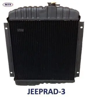 1966-1969 Jeep CJ5 and CJ6 Radiator for the 225 ci, Buick V6 engine