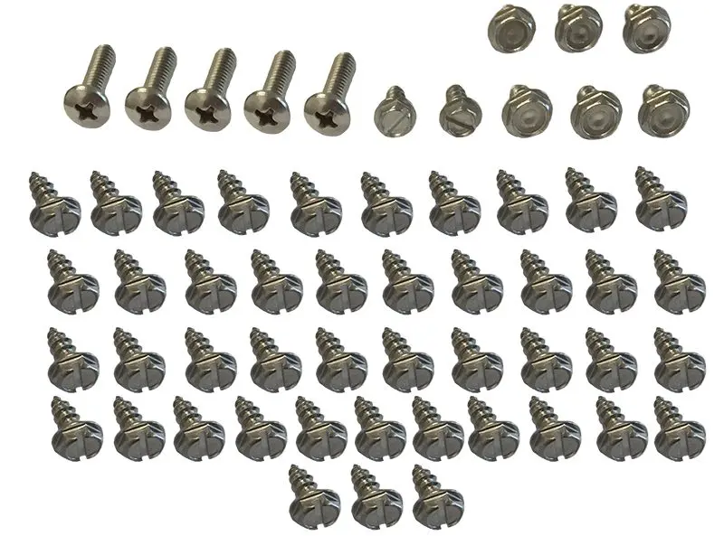 1966-1970 Plymouth|Dodge Charger|Coronet|Belvedere|GTX|Road Runner|Satellite|Superbird Heater Box Screw Kit-SWA-270281