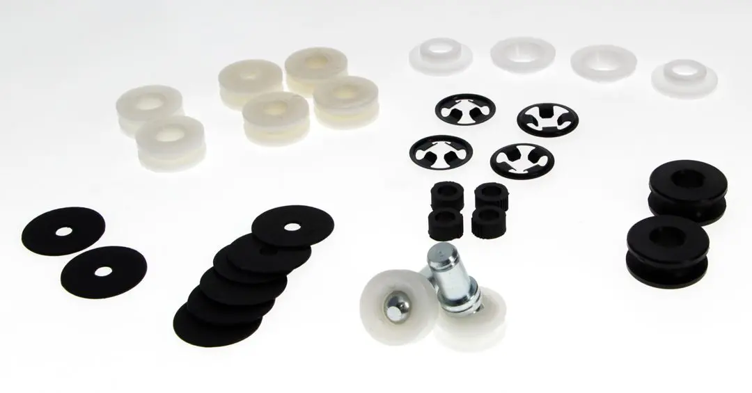 1966-1970 Plymouth|Dodge Charger|Coronet|Super Bee|Belvedere|GTX|Road Runner|Satellite|Superbird Quarter Window Roller Kit-X798-1466-3S