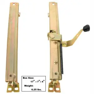 1966-1972 Chevrolet| Oldsmobile| Pontiac Chevelle| Cutlass| El Camino| GTO Seat Track Passenger Side 2Pc/Set