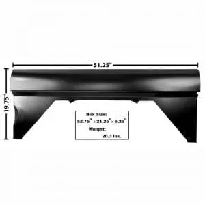 1966-1976 Ford Bronco Bed Quarter Panel Driver Side (LH)